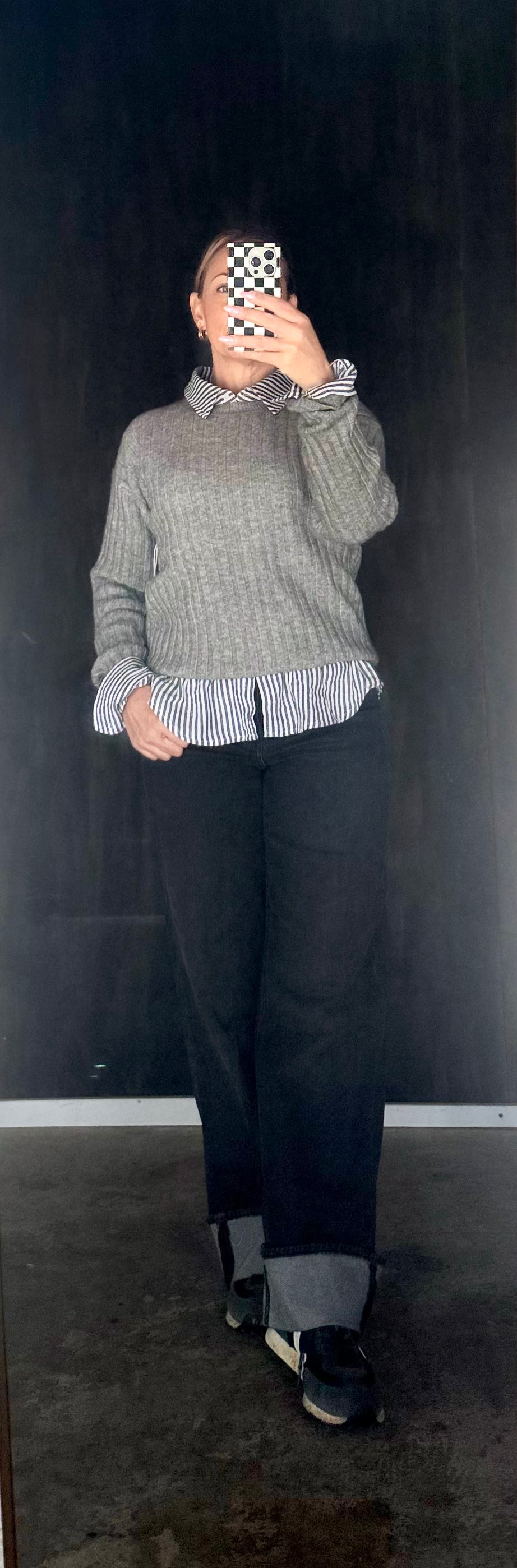 Gray Pullover Sweater