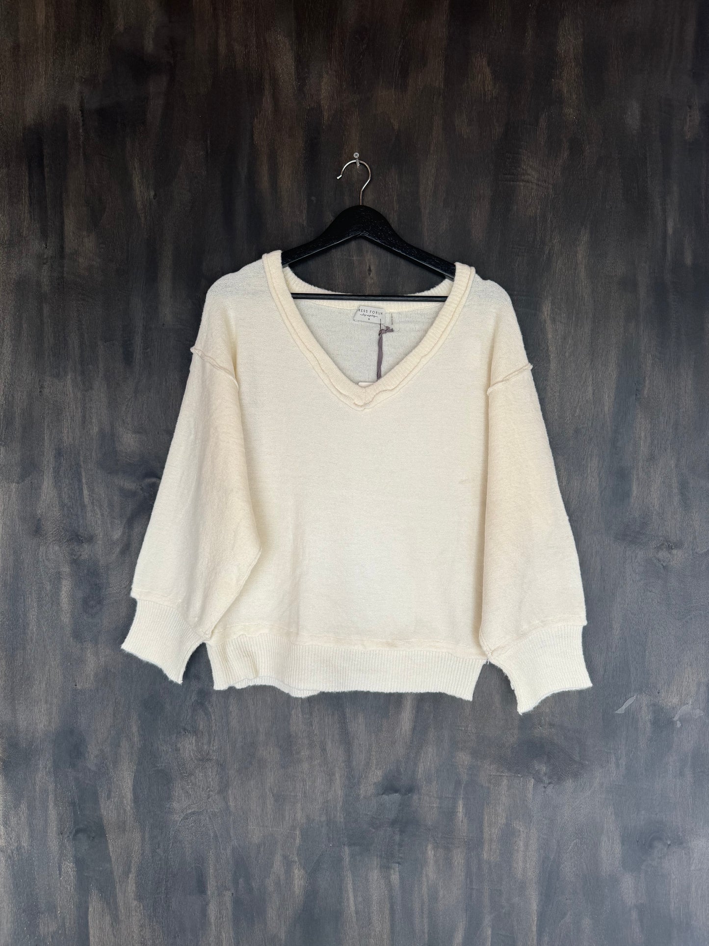 soft v-neck sweater