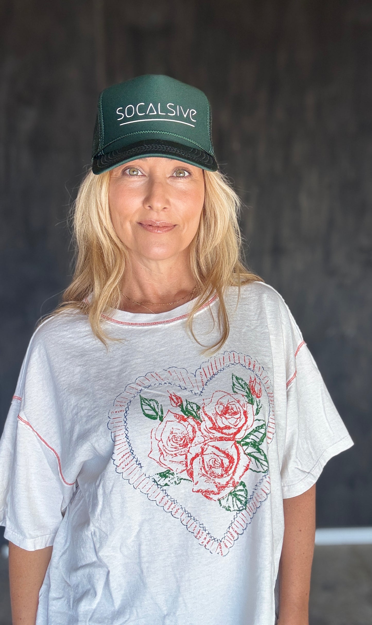 Hearted Flower Graphic Tee