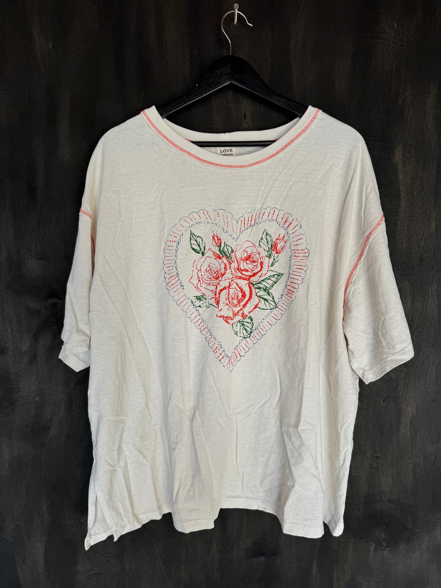 Hearted Flower Graphic Tee